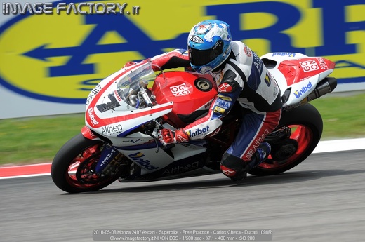 2010-05-08 Monza 2497 Ascari - Superbike - Free Practice - Carlos Checa - Ducati 1098R